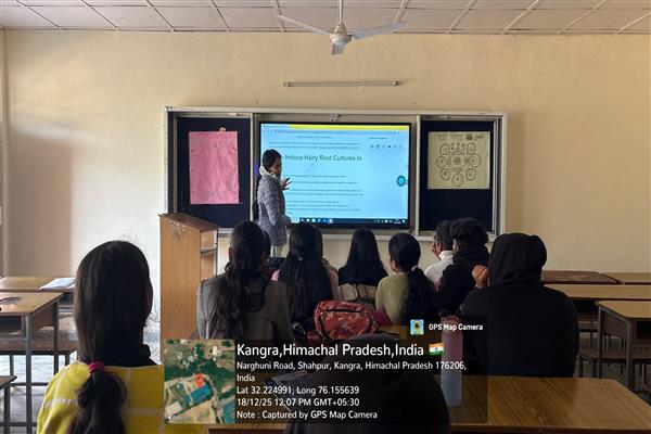 Lecture on “Hairy Root Culture”